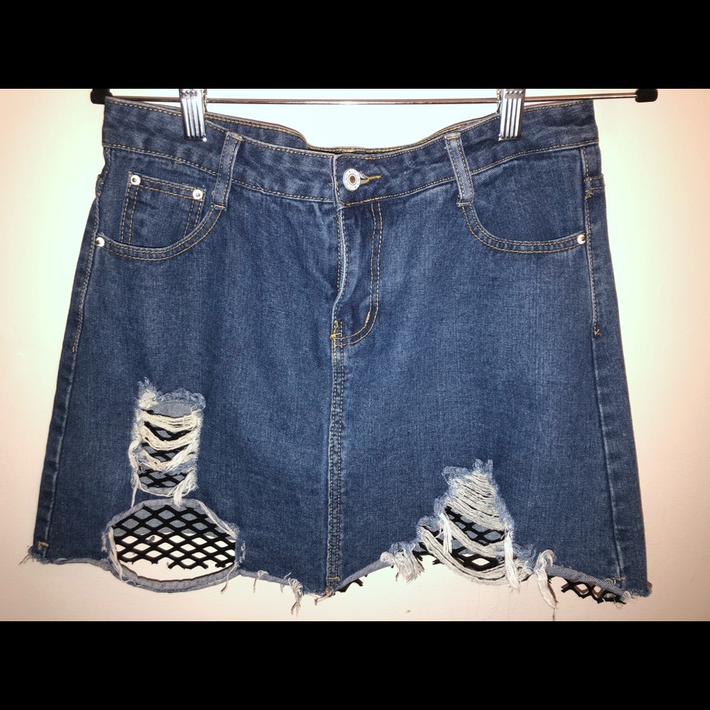 Denim skirt